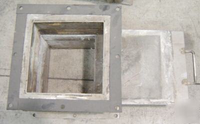 10â€ sq stainless steel slide gate valve (4958)