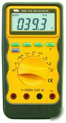 New uei digital multimeter DM393 with true rms w/leads