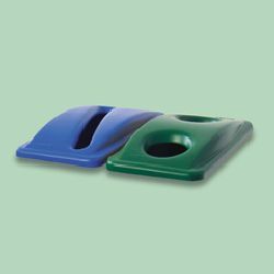 Recycling top-slim jim waste container-rcp 2703-88 blu
