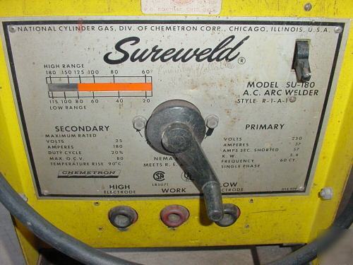 Sureweld welder nice condition no bargain