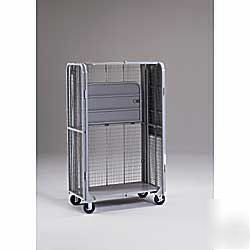 Vestil collapsible security truck cart