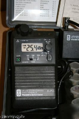 Wandel & goltermann olp-2 optical power meter, complet 