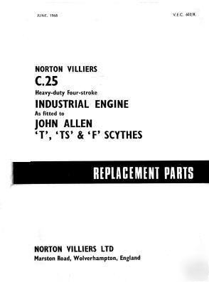 Villiers c 25 industrial series manual digital delivery
