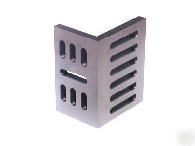 Webbed angle plate 4-1/4 x 3-1/2 x 3 slotted ground