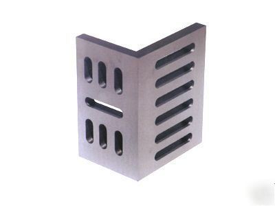 Webbed angle plate 4-1/4 x 3-1/2 x 3 slotted ground