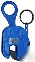 2000 pound positive locking vertical metal plate clamp