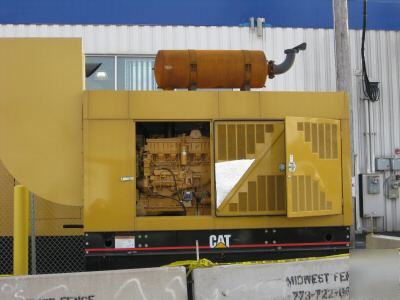 300 kw caterpillar generator set 3406 outside diesel