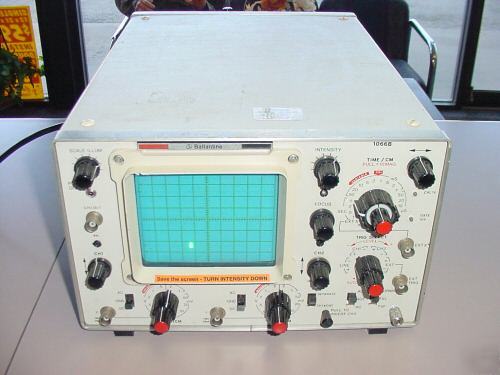 Ballantine 1066B 2 channel time lab oscilloscope