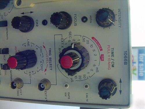 Ballantine 1066B 2 channel time lab oscilloscope