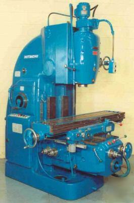 Hitachi model #3M vertical mill 15 hp power drawbar