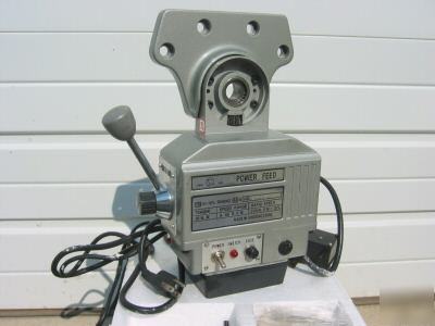 New 135 lbs x axis travel power feed bridgeport milling 