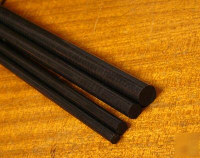 Round black delrin set 16MM, 12MM, 10MM, 8MM x 330MM