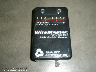 Triplett wire master rj-45 lan cable tester