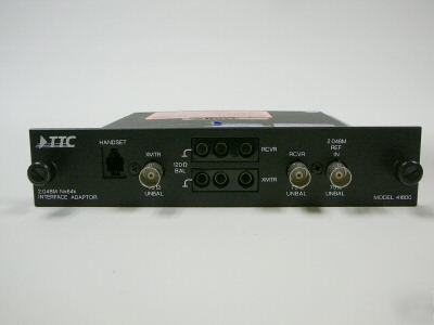 Ttc fireberd 2.048M/NX64K data interface (model 41800)