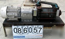 Used: sihi liquid ring vacuum pump, model LPHR55320, ca