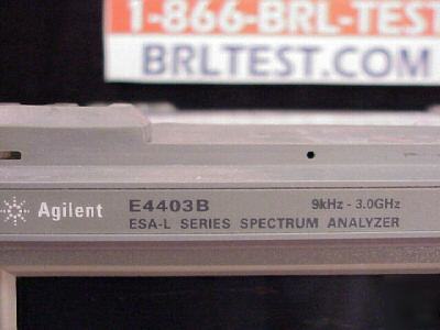 Agilent E4403B esa-l spectrum analyzer opt A4H,B72 gpib