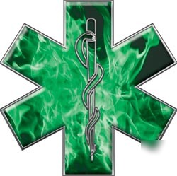 Emt ems mfr medic decal reflective 2