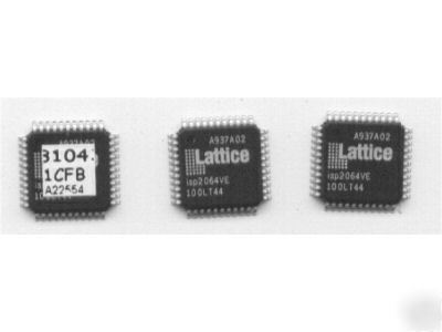 ISP2064VE 100LT44 / lattice programmed ic / 50 pieces