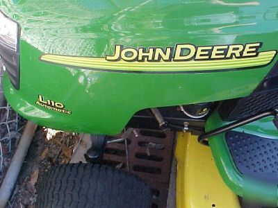 John deer L110 riding lawn mower 