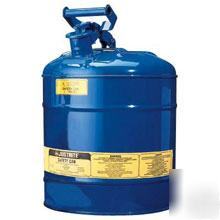 Justrite type i safety can - 3 gallon (blue)