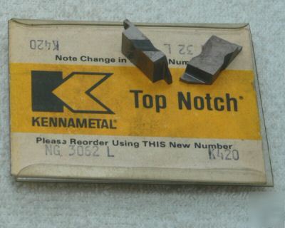 Kennametal ng 3052 l K420 top notch 5PC carbide ins