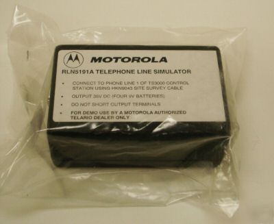 Motorola telario RLN5191A telphone line simulator