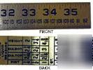 New lufkin 36 inch circumference rule model 95-3 ruler