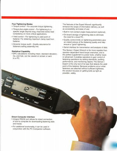 Sunnen ingersoll rand expert computerized torque wrench