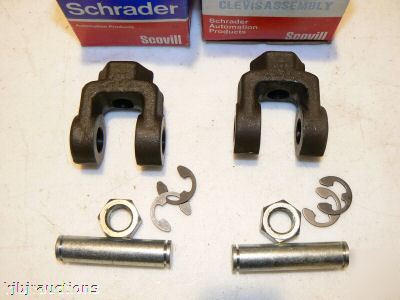 2 schrader bellows 30219 clevis assembly assemblies 