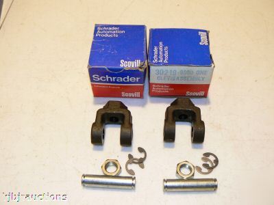 2 schrader bellows 30219 clevis assembly assemblies 