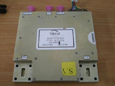 Terrasat 17.70-19.7 ghz rx rf transceiver WR42 sma