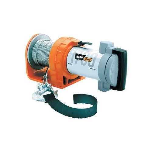 Warn 1700 dc utility winch electrc 1.6HP 12V 1700LB cap