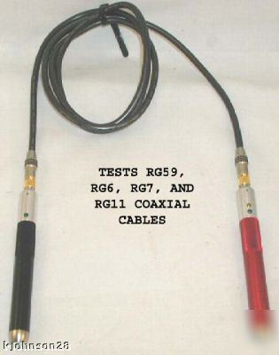 New coaxial rca a/v cable tester / toner signal tracker 