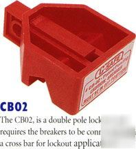 New lot of 6 circuit breaker lockout locks CB02