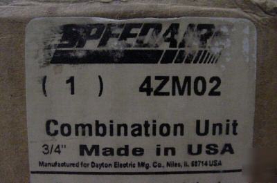 New speedaire 4ZM02 heavy duty mist filter regulator 