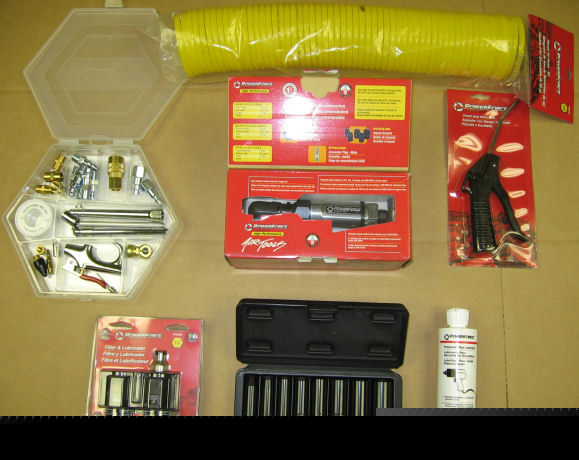 Pneumatic 3/8 ratchet kit ingersoll rand PF705+ sockets