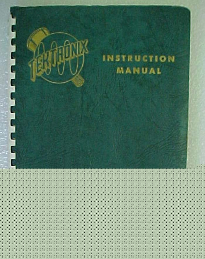 Tektronix 533 cathode ray oscilloscope manual
