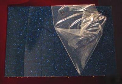 Acrylic plexiglass midnight blue sparkle 16 x 24 x 1/8