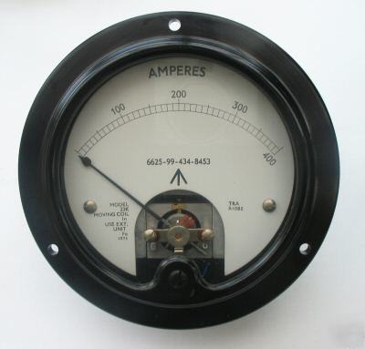 Dc ammeter 109MM diameter 0-400A