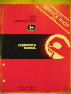 John deere 3600 drawn moldboard plow operator manual