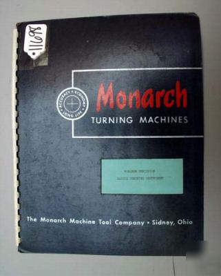 Monarch precision radius checking instrument literature