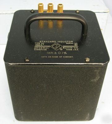 General radio 1482-e standard inductor, 30 day warranty