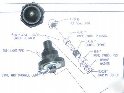 Hex boot seal & rapid switch servo power feed 150/40