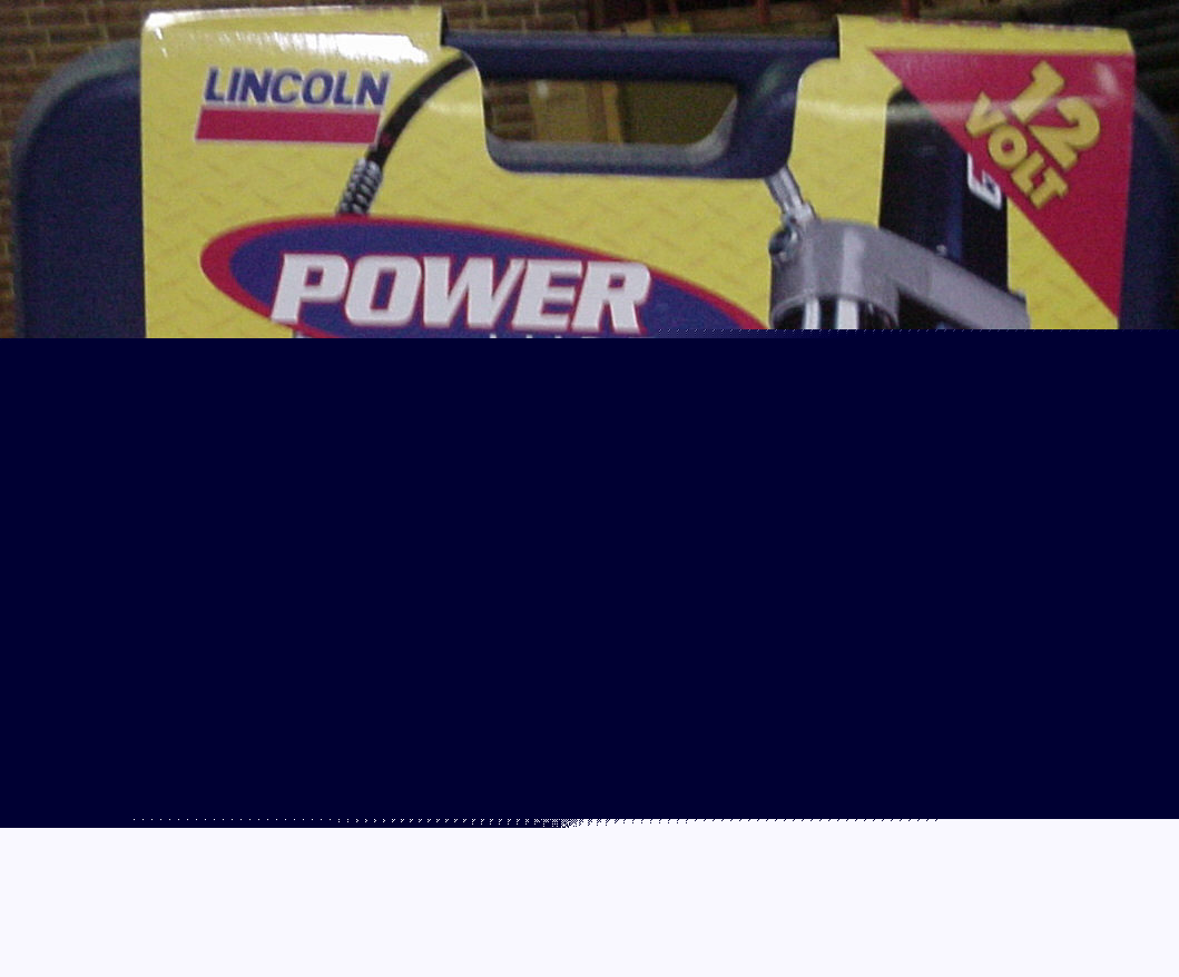 Lincoln 1244 12V grease gun free shipping