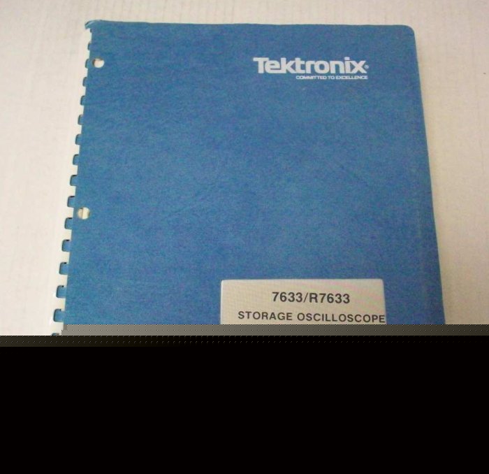 Tektronix 7633/R76333 storage scope serv manual w/ opt