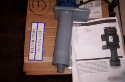 New pengiun filter pump industries p 1/15 110VOLT 20%