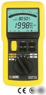 Aemc 1040 megohmmeter w/ audible continuity, pi test