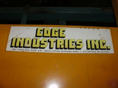 Edge industries large bandsaw, band saw, no 