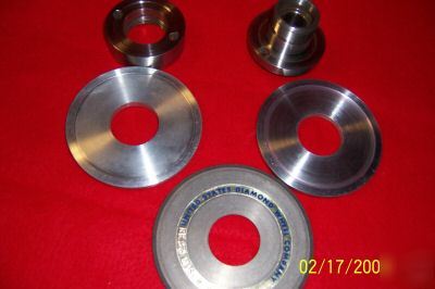 Grinding wheel hub with diamond wheel for brown & sharp