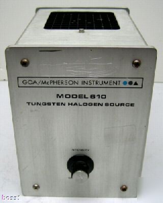 Mcpherson instrument tungsten halogen source (rw)